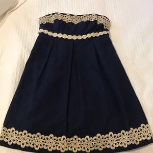 Lilly Pulitzer strapless dress